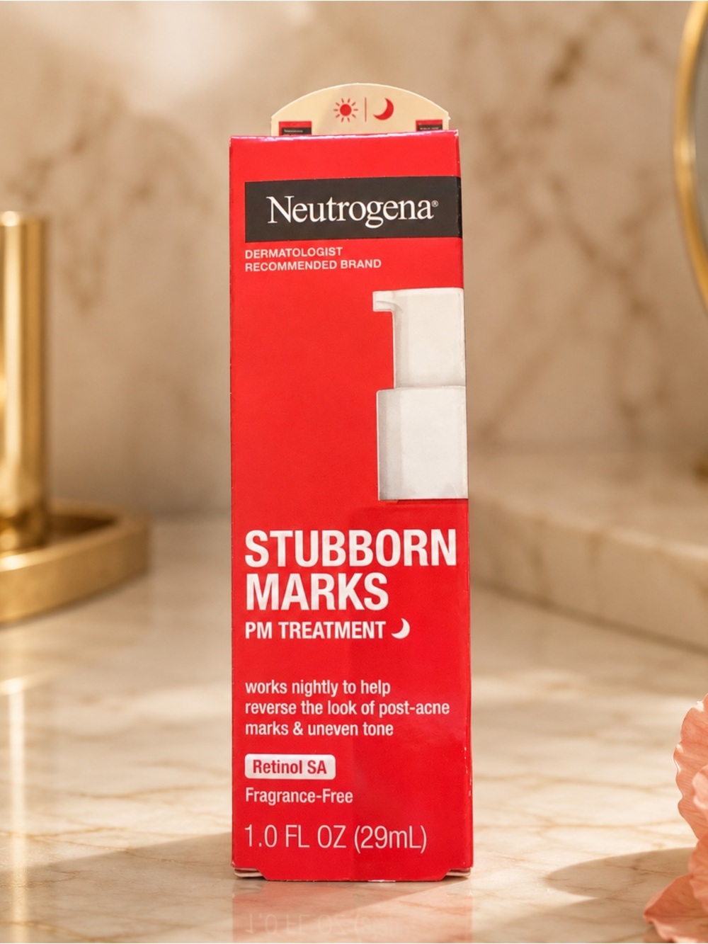 Neutrogena Stubborn Marks PM Treatment Retinol SA 1 oz New in Box